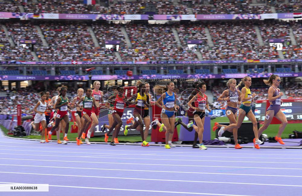 (PARIS2024) FRANCE-PARIS-OLY-ATHLETICS-5000M-WOMEN