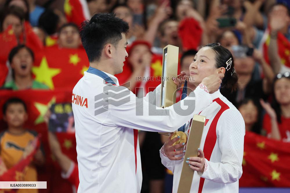 (PARIS2024) FRANCE-PARIS-OLY-BADMINTON