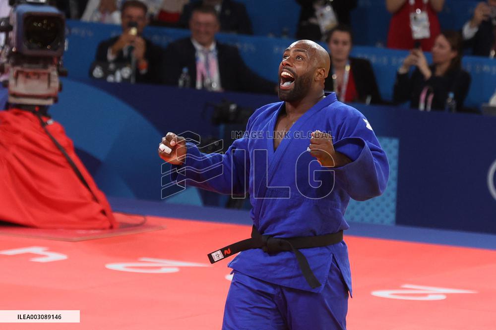 Paris 2024 - Teddy Riner Wins Gold In Judo