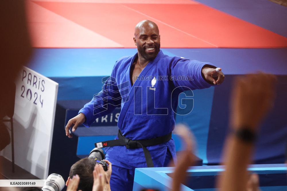 Paris 2024 - Teddy Riner Wins Gold In Judo