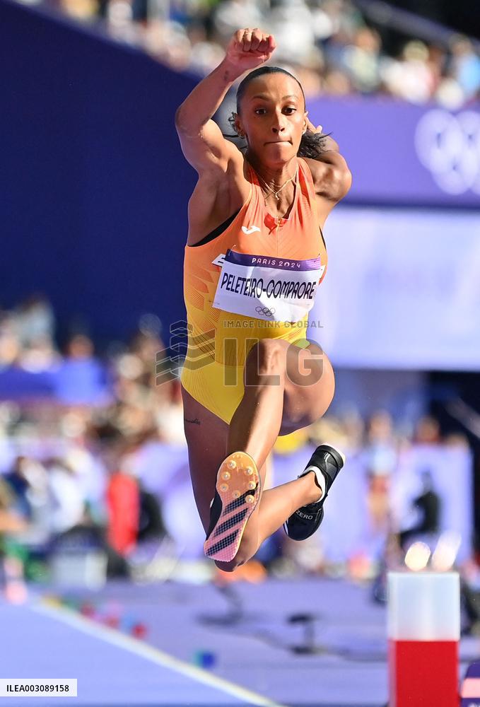 (PARIS2024) FRANCE-PARIS-OLY-ATHLETICS-TRIPLE JUMP-WOMEN
