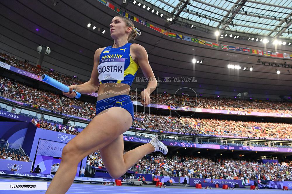 (PARIS2024) FRANCE-PARIS-OLY-ATHLETICS-4X400M RELAY-MIXED