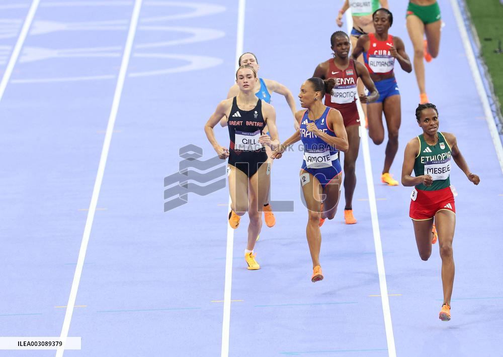 (PARIS2024) FRANCE-PARIS-OLY-ATHLETICS-800M-WOMEN