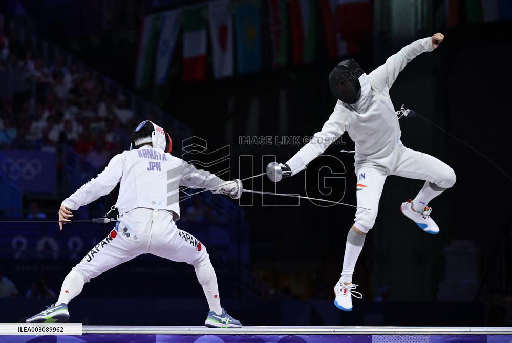 (PARIS2024) FRANCE-PARIS-OLY-FENCING