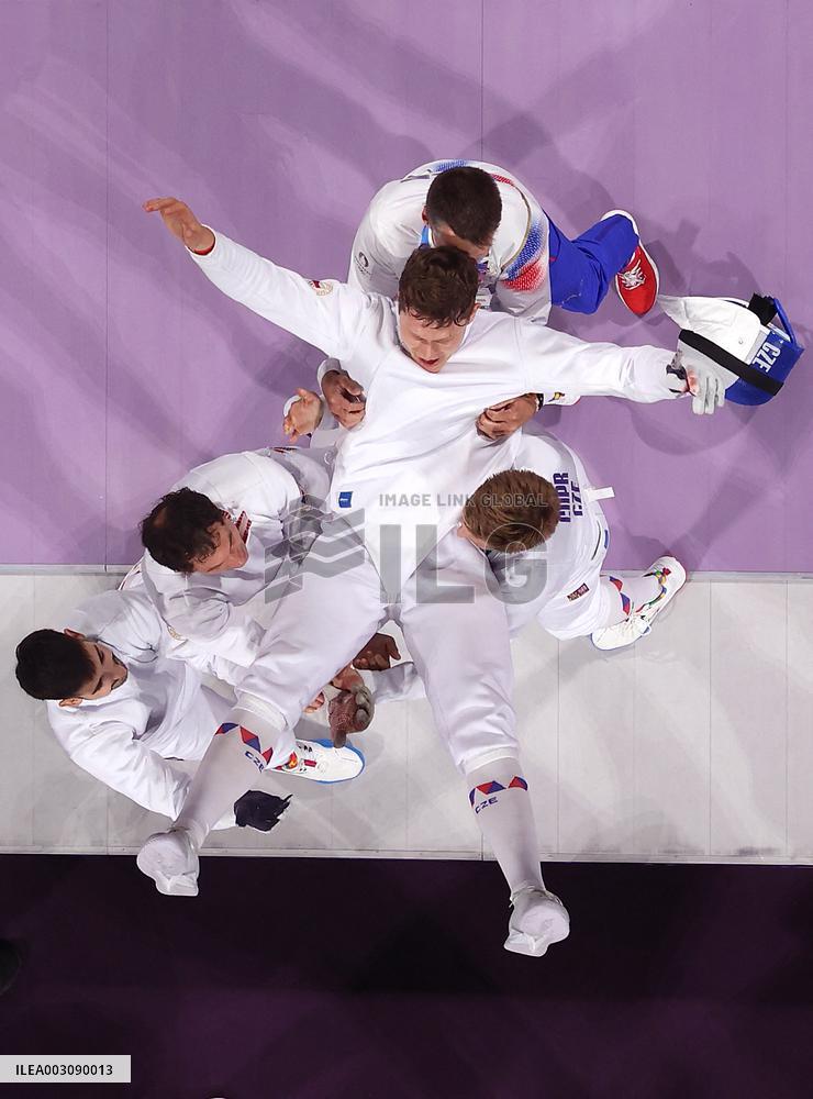 (PARIS2024) FRANCE-PARIS-OLY-FENCING