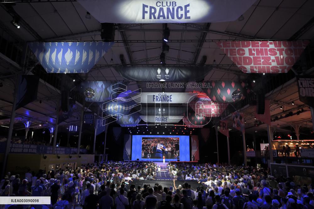 Supporters during Teddy Riner's Victory in Final at Club France