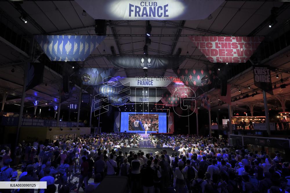 Supporters during Teddy Riner's Victory in Final at Club France