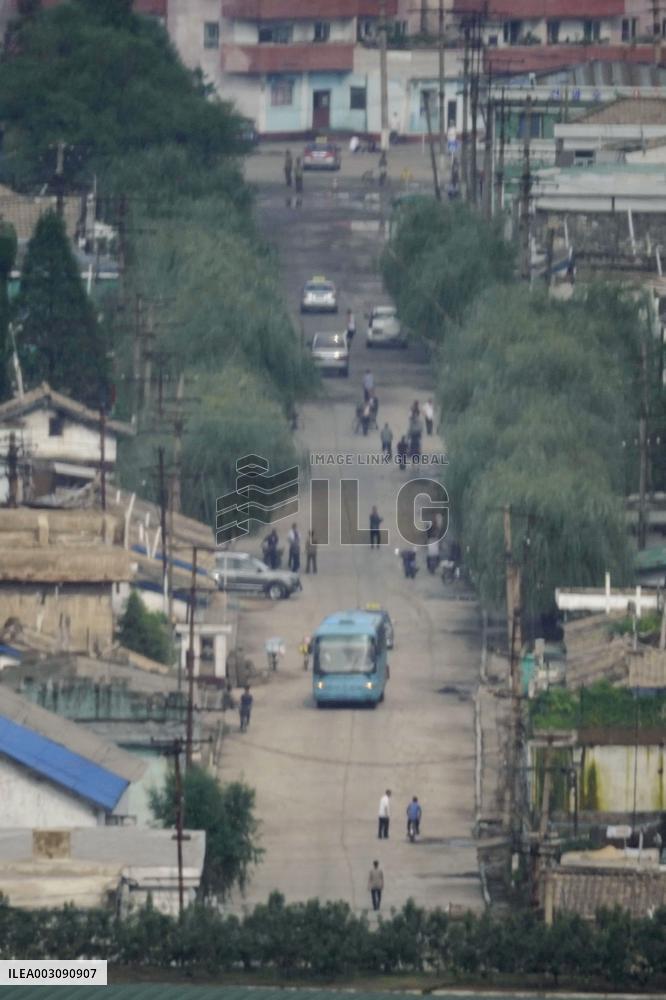 Aftermath of heavy rain in N. Korea