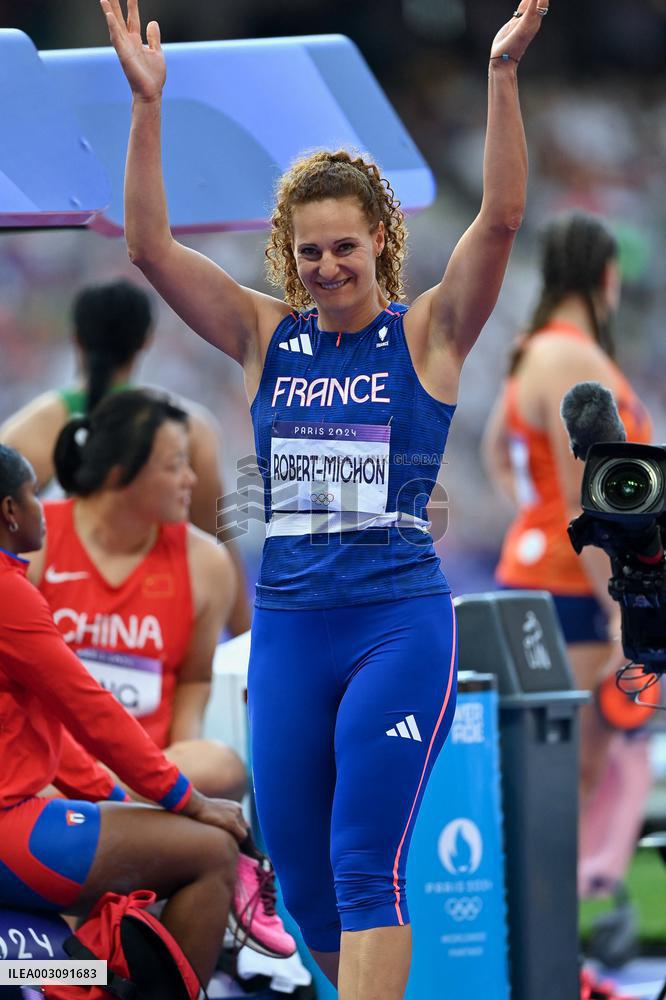 Paris 2024 - French Women's Discus Throw athlet Melina Robert Michon