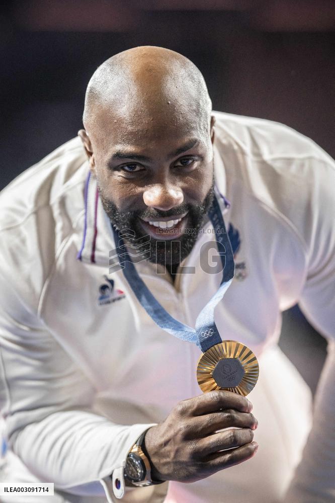 Paris 2024 - Teddy Riner final in the men + 100kg