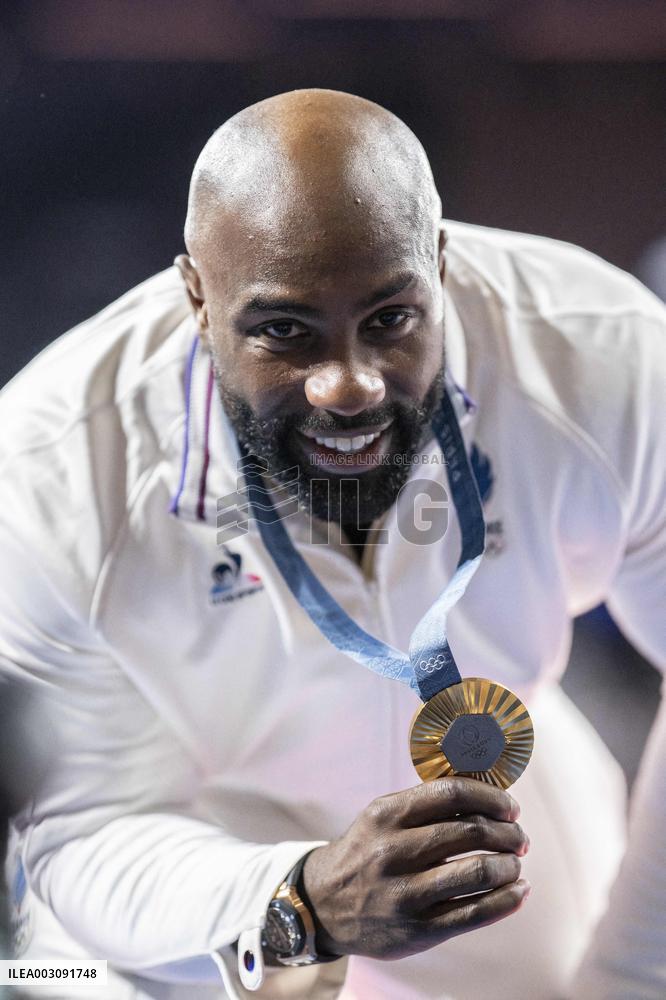 Paris 2024 - Teddy Riner final in the men + 100kg