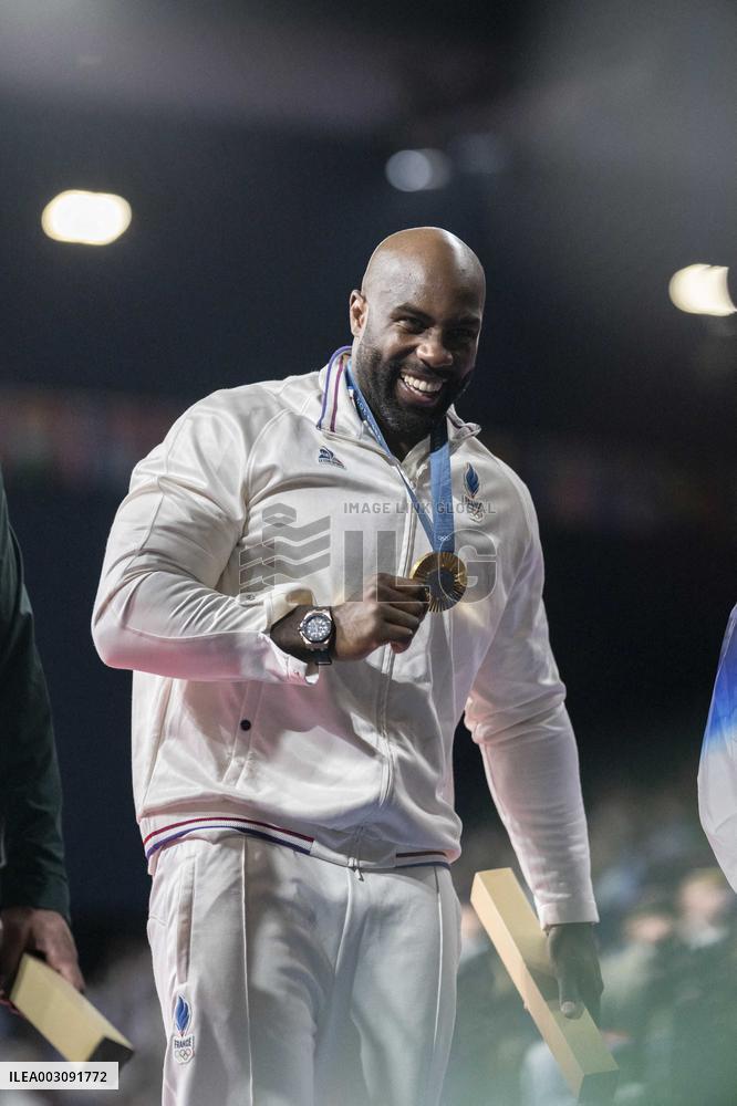 Paris 2024 - Teddy Riner final in the men + 100kg