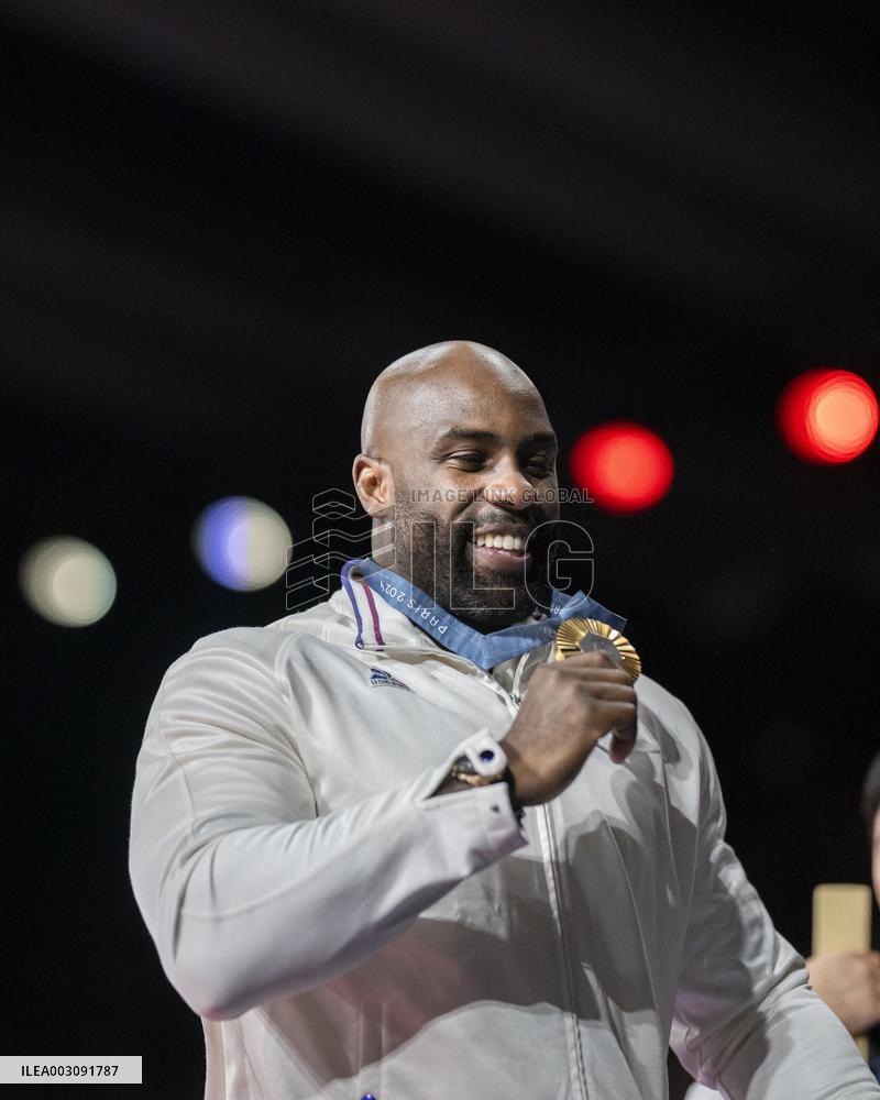 Paris 2024 - Teddy Riner final in the men + 100kg