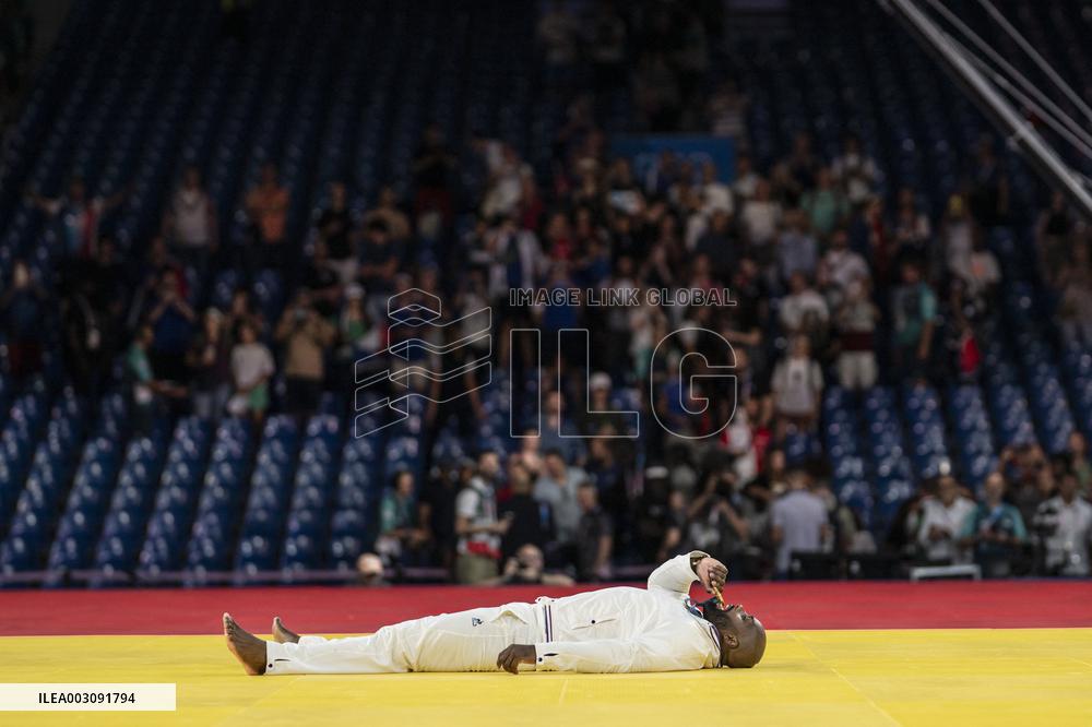 Paris 2024 - Teddy Riner final in the men + 100kg