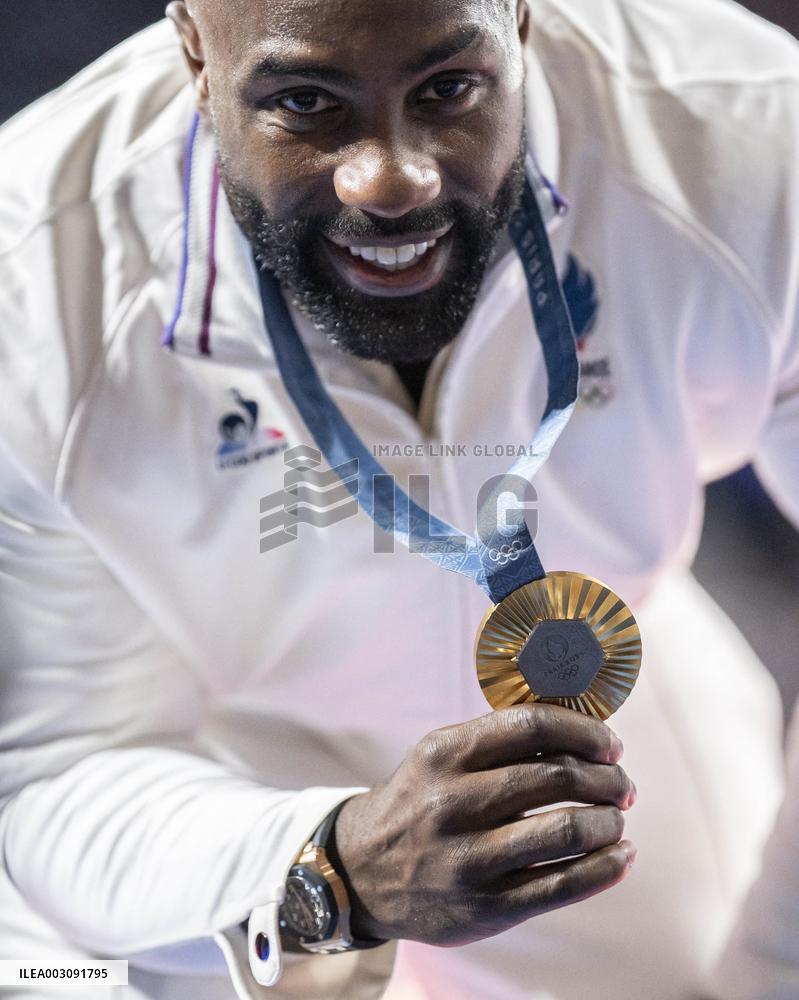 Paris 2024 - Teddy Riner final in the men + 100kg