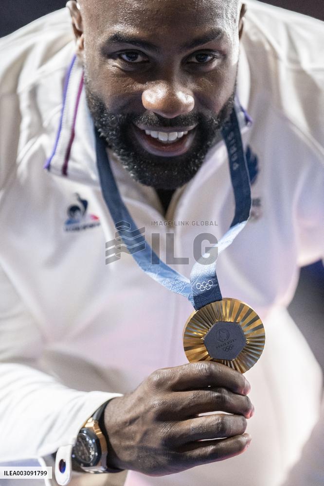 Paris 2024 - Teddy Riner final in the men + 100kg