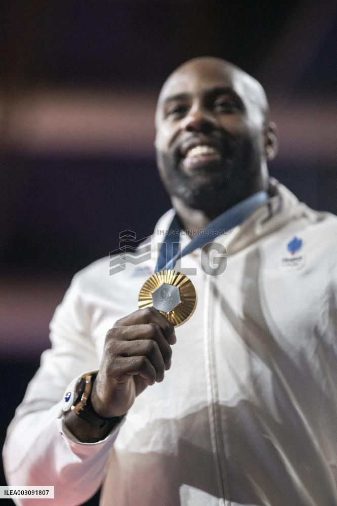 Paris 2024 - Teddy Riner final in the men + 100kg