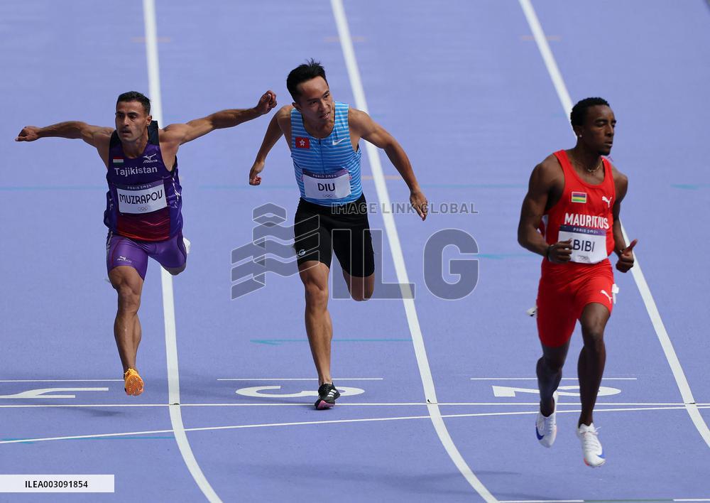 (PARIS2024) FRANCE-PARIS-OLY-ATHLETICS-100M-MEN