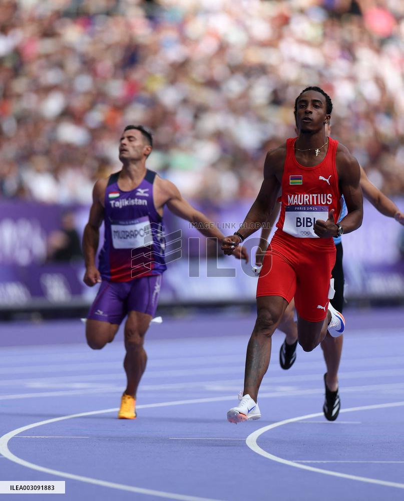 (PARIS2024) FRANCE-PARIS-OLY-ATHLETICS-100M-MEN
