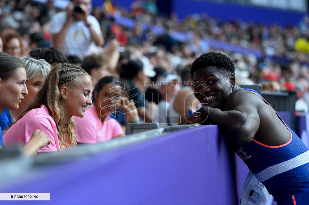 Paris 2024 - French Decathlon athlet Makenson Gletty Olympic Games