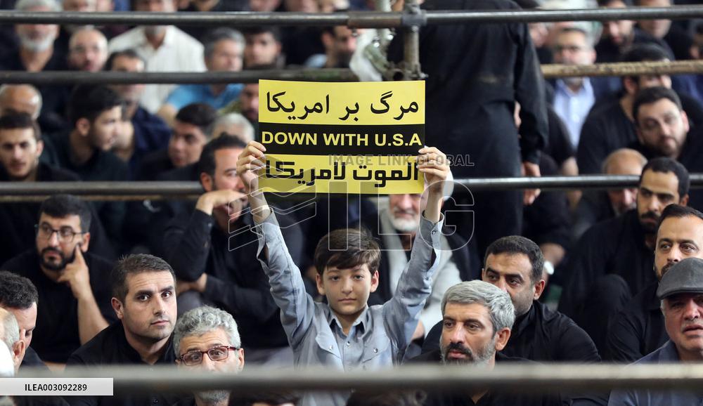 Iran’s Supreme Leader Prays Over Coffin of Ismail Haniyeh - Tehran