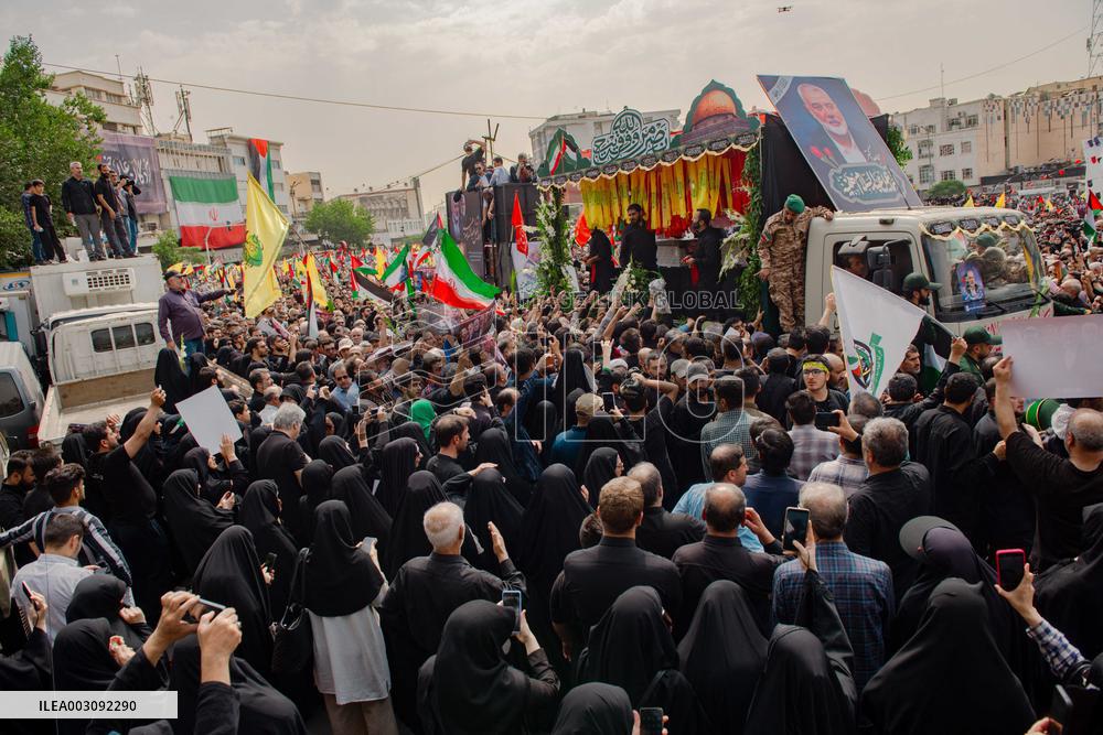 Funeral Procession For Hamas Leader Ismail Haniyeh - Tehran
