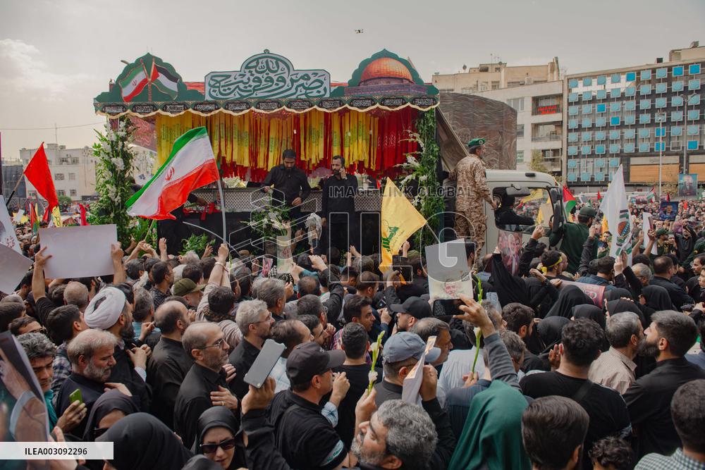 Funeral Procession For Hamas Leader Ismail Haniyeh - Tehran