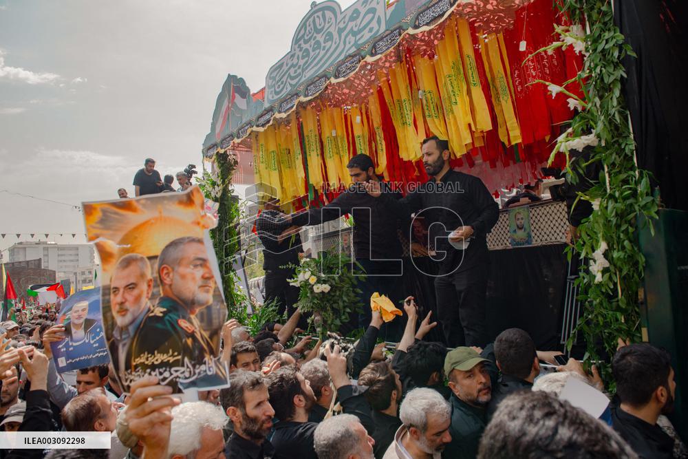 Funeral Procession For Hamas Leader Ismail Haniyeh - Tehran