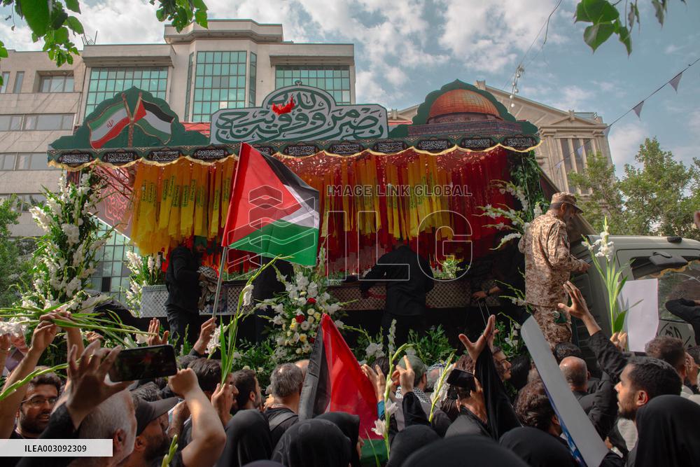 Funeral Procession For Hamas Leader Ismail Haniyeh - Tehran