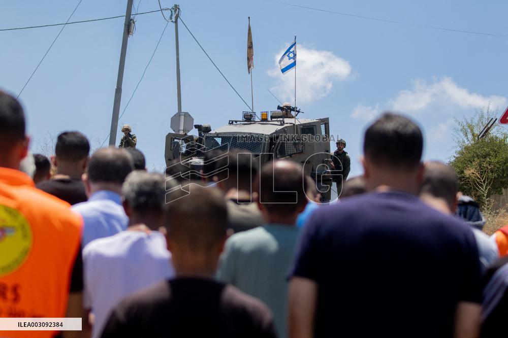 Palestinian Friday Prayer to Protest Assassination of Ismail Haniyeh - Nablus