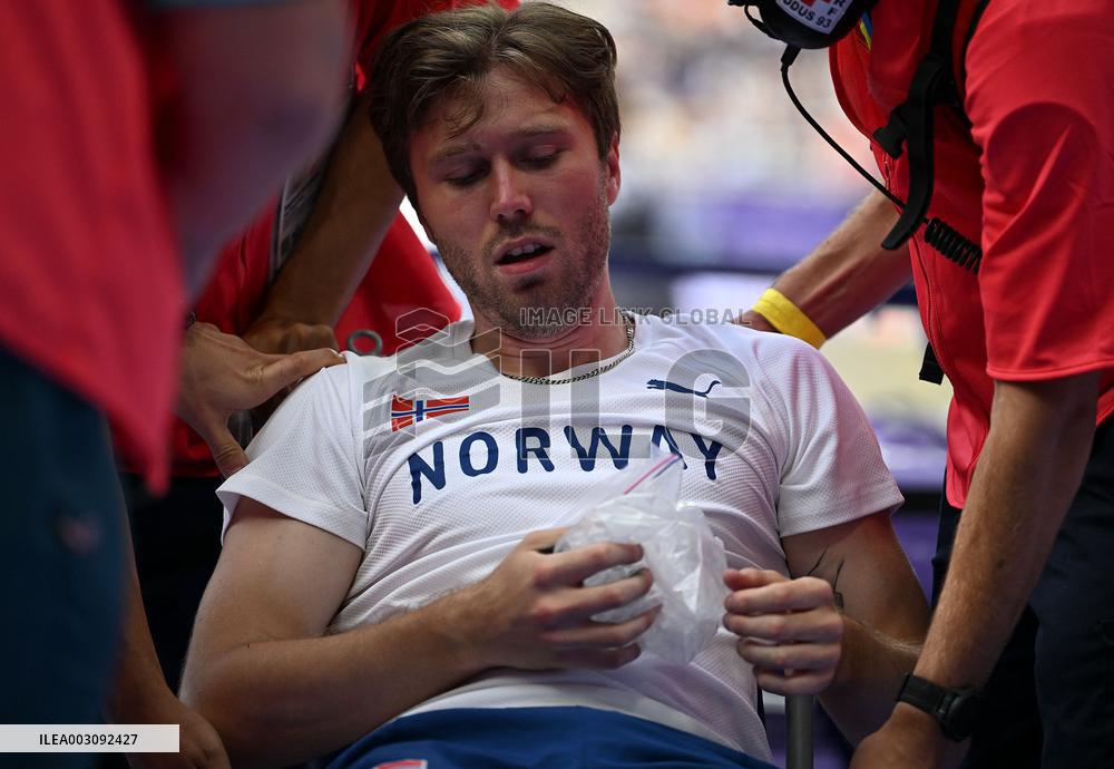 (PARIS2024) FRANCE-PARIS-OLY-ATHLETICS-POLE VAULT-MEN