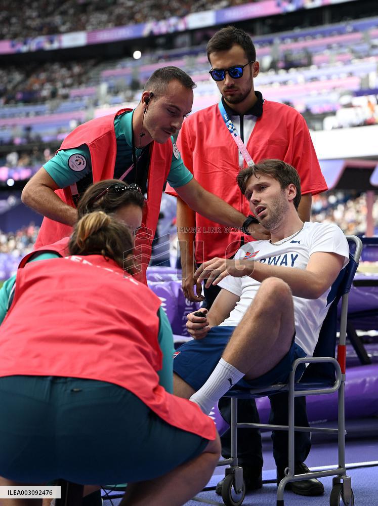 (PARIS2024) FRANCE-PARIS-OLY-ATHLETICS-POLE VAULT-MEN