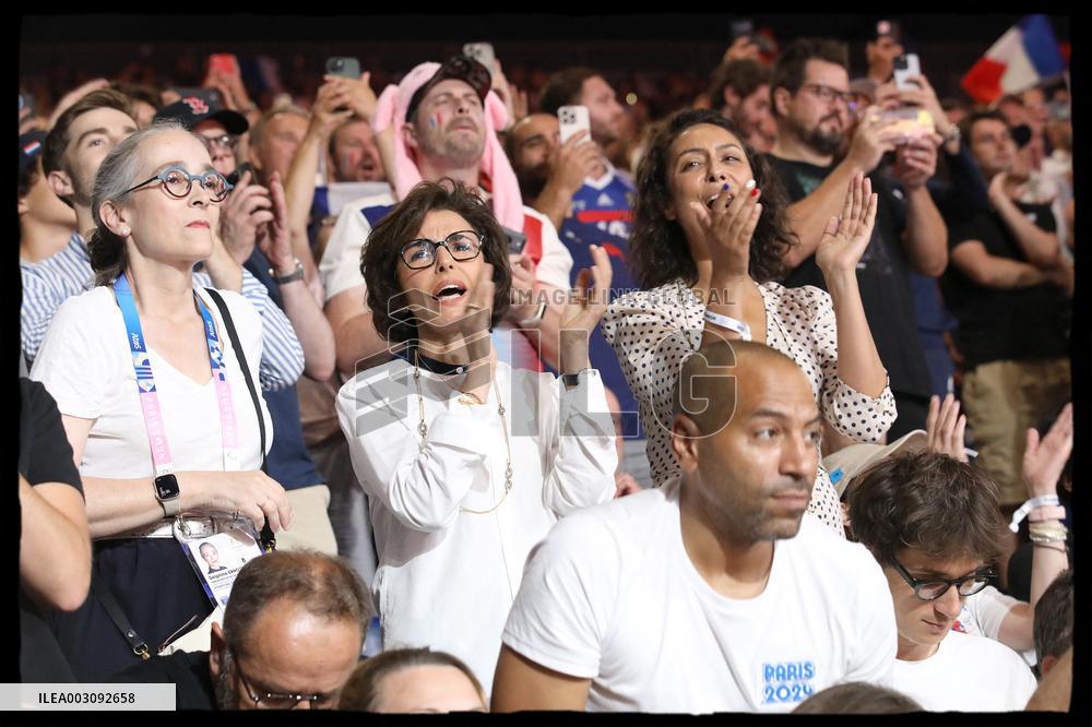 Paris 2024 - Rachida Dati at Teddy Riner Victory