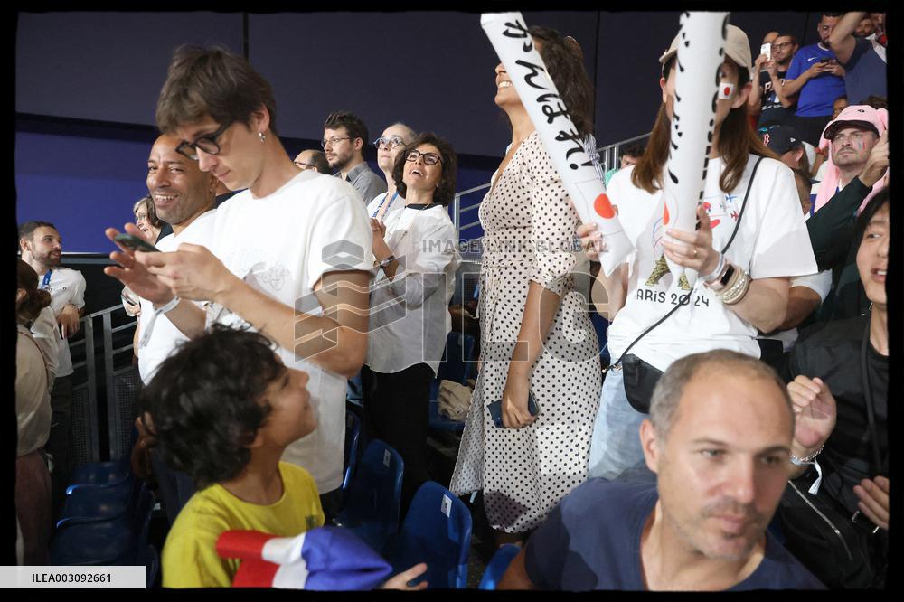 Paris 2024 - Rachida Dati at Teddy Riner Victory