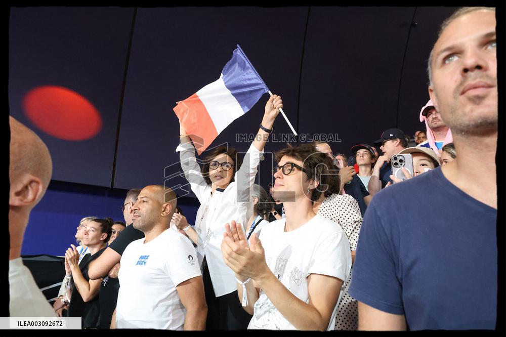Paris 2024 - Rachida Dati at Teddy Riner Victory