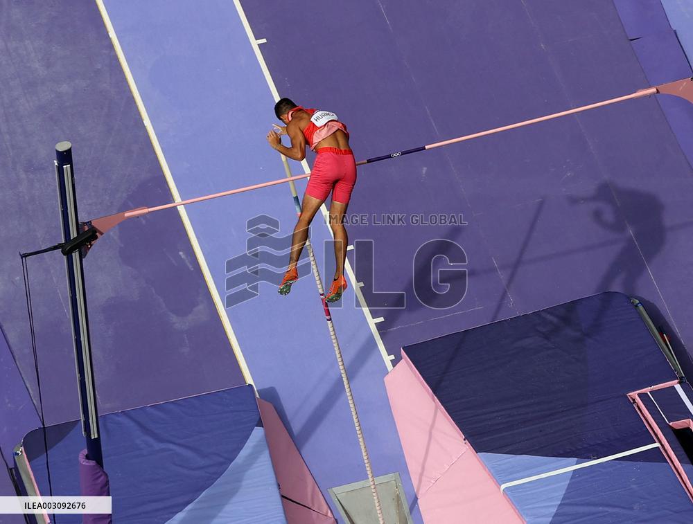 (PARIS2024) FRANCE-PARIS-OLY-ATHLETICS-POLE VAULT-MEN