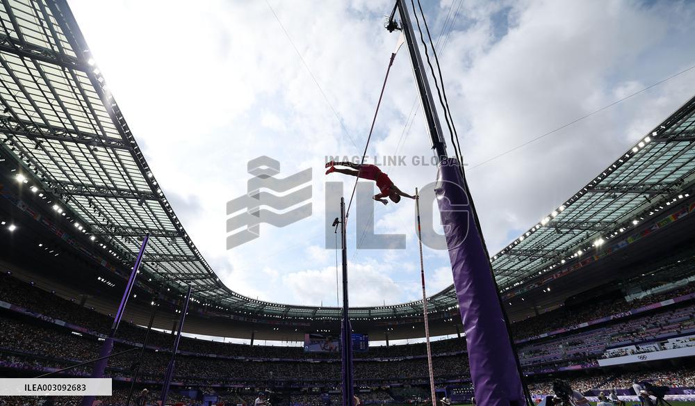(PARIS2024) FRANCE-PARIS-OLY-ATHLETICS-POLE VAULT-MEN