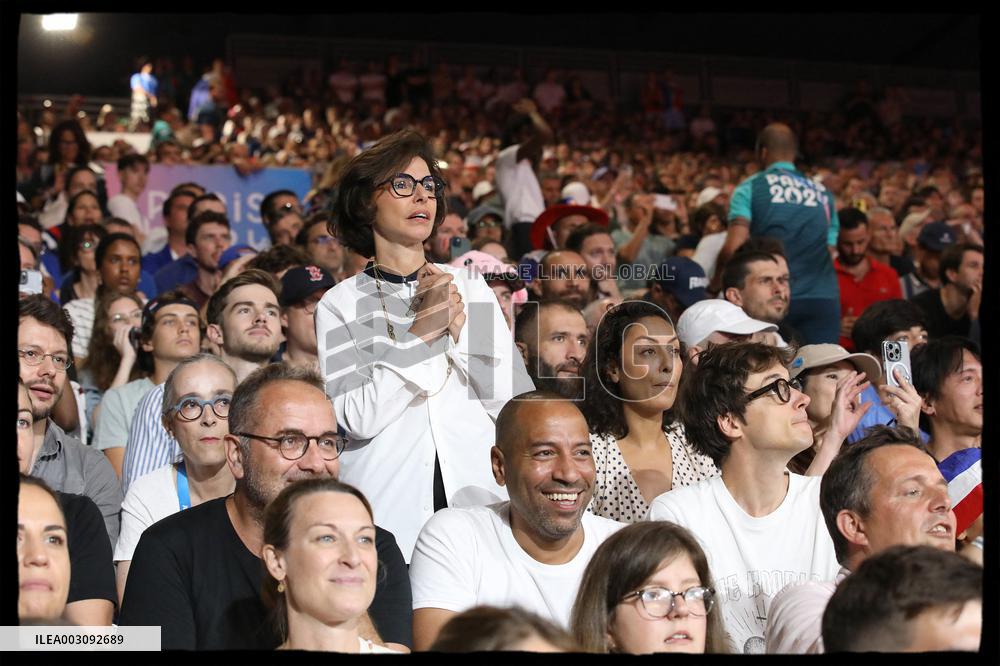 Paris 2024 - Rachida Dati at Teddy Riner Victory