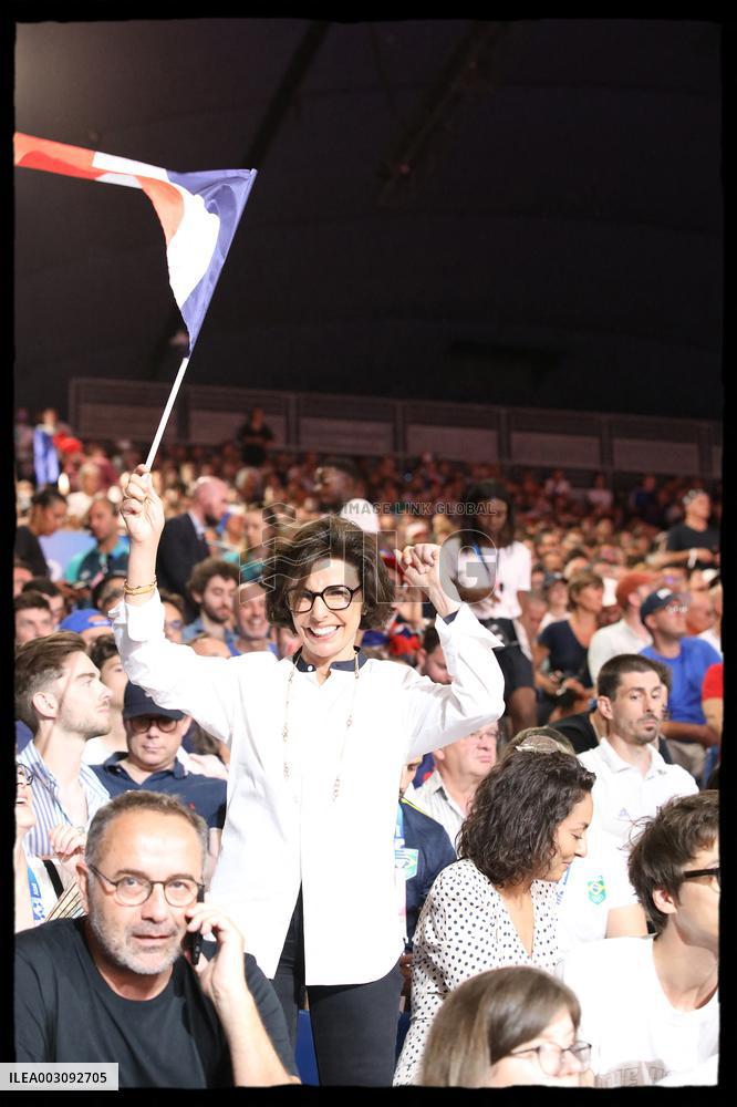 Paris 2024 - Rachida Dati at Teddy Riner Victory