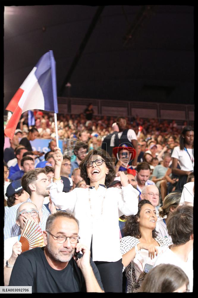 Paris 2024 - Rachida Dati at Teddy Riner Victory