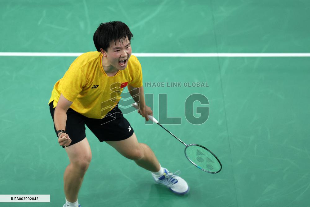 (PARIS2024) FRANCE-PARIS-OLY-BADMINTON