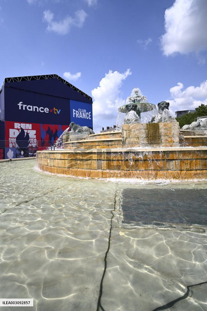 Paris 2024 - Supporters during Teddy Riner's Victory in Final at Club France