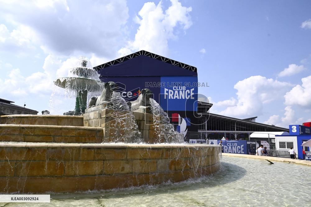 Paris 2024 - Supporters during Teddy Riner's Victory in Final at Club France