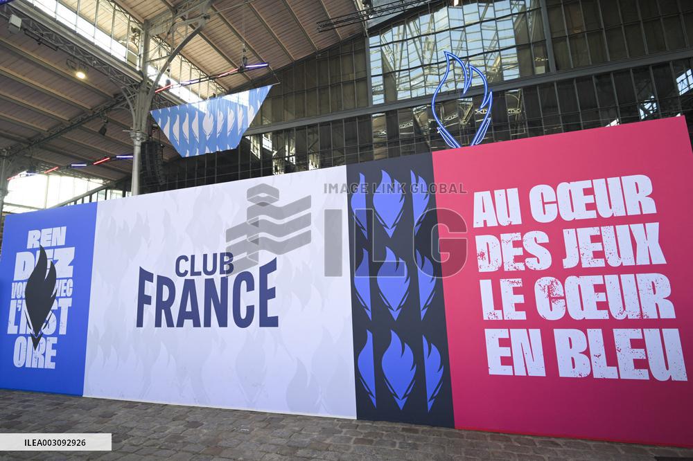 Paris 2024 - Supporters during Teddy Riner's Victory in Final at Club France