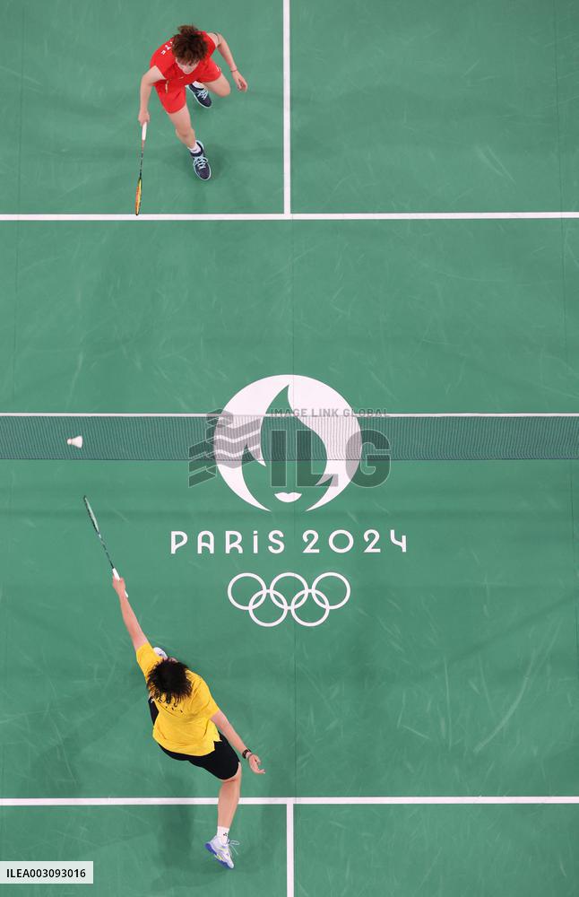 (PARIS2024) FRANCE-PARIS-OLY-BADMINTON