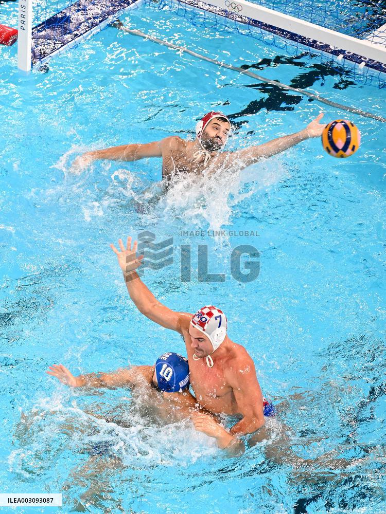 (PARIS2024) FRANCE-SAINT-DENIS-OLY-WATER POLO