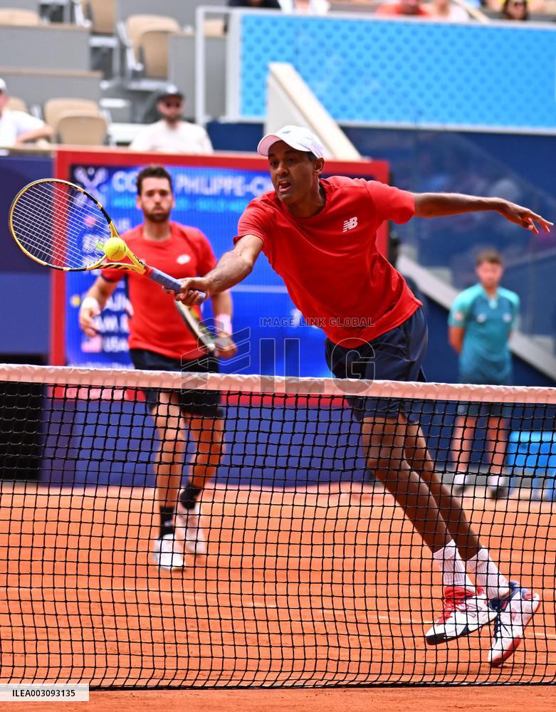 Paris 2024 - Tennis - Austin Krajicek and Rajeev Ram Win Silver