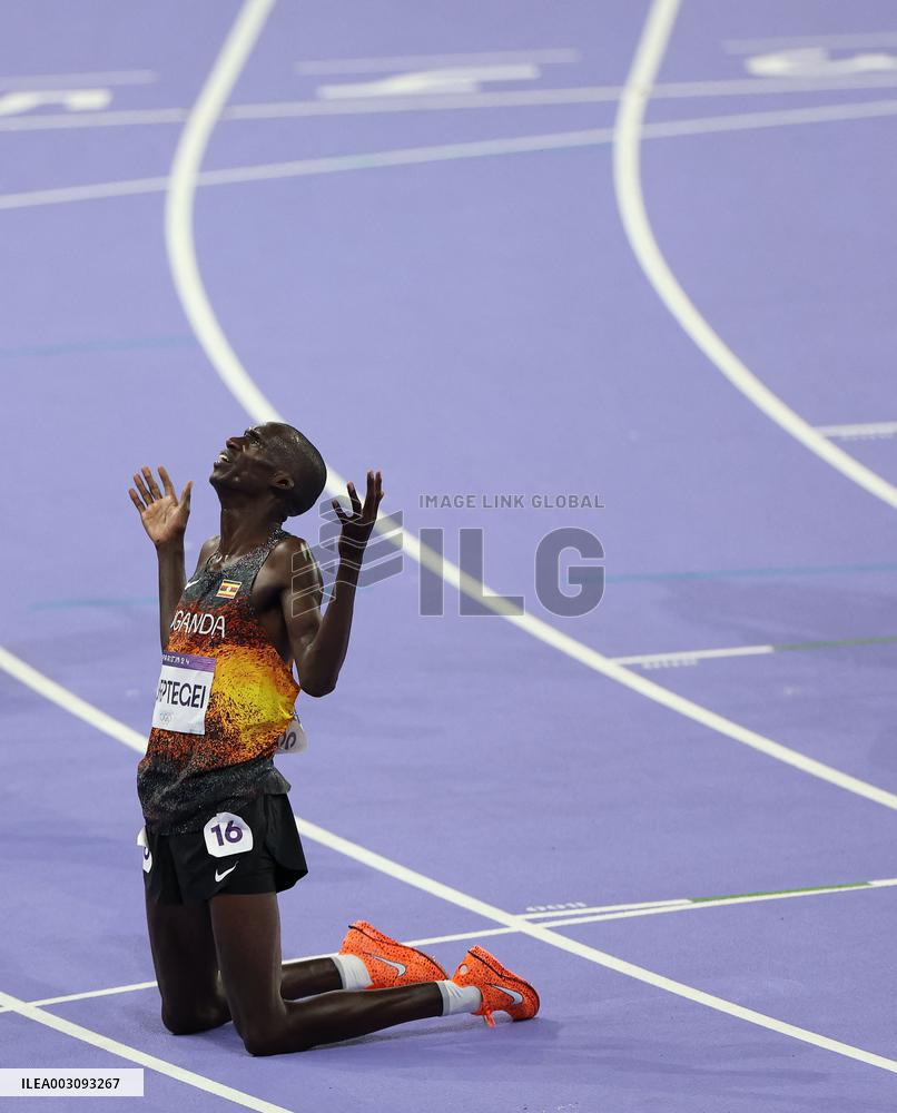 Paris 2024 - 10000m - Joshua Cheptegei of Uganda Wins Gold