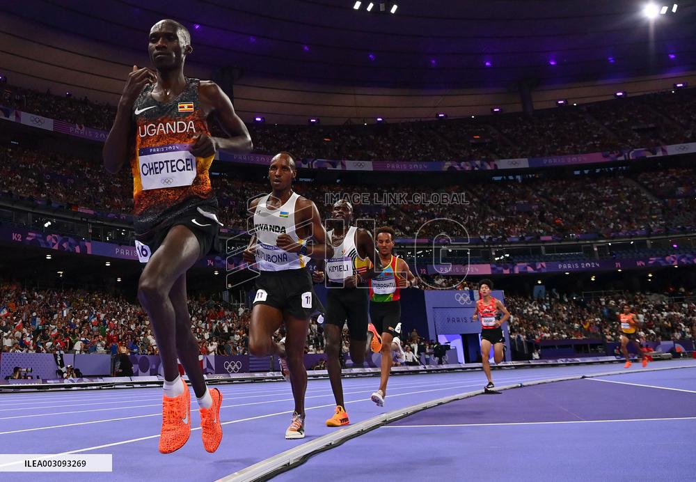 Paris 2024 - 10000m - Joshua Cheptegei of Uganda Wins Gold