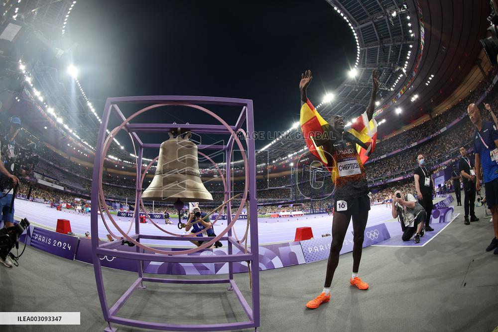 Paris 2024 - 10000m - Joshua Cheptegei of Uganda Wins Gold